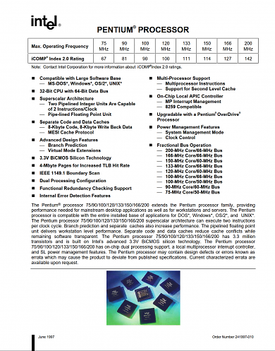 Pentium P54C