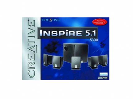 Alles f&uuml;r Audigy: Das 5.1-System Creative Inspire 5300.