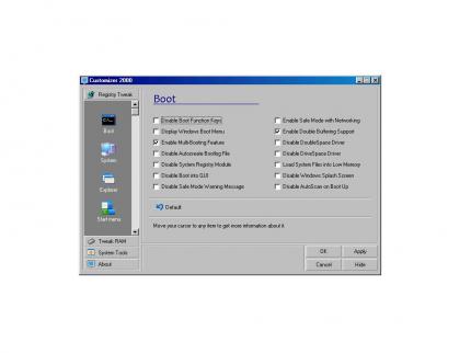Übernommen: Normale Windows-Funktionen wie das Entfernen von Software beherrscht der Customizer genauso gut wie das Tunen der Windows-Registry. 