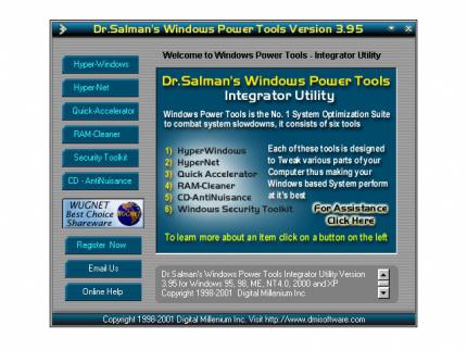 Undursichtig: Das Design der Windows Power Tools hätte überschaubarer ausfallen können. Nach einer Eingewöhnungszeit finden Sie sich jedoch zurecht.