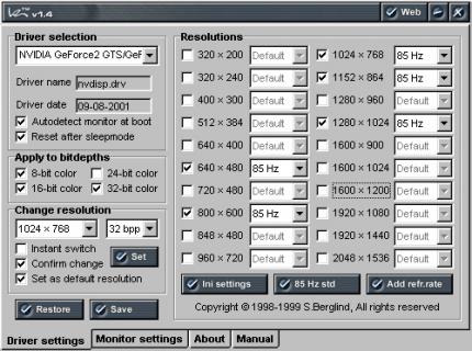 Hertz Tool: Mit diesem Programm können Sie mit wenigen Mausklicks Einstellungen für die Bildwiederholfrequenz des Monitors machen.
