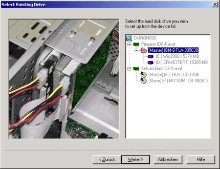 IBM Disk Manager: Der IBM Disk Manager gleicht dem Seagate-Tool, ist allerdings nur in einer älteren Version erhältlich.