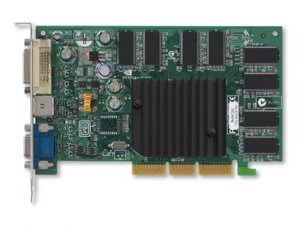 Die günstige Geforce FX 5200 kommt mit einer passiven Kühlung aus.