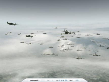 Im Soundtest des Benchmarktools 3D Mark 2003 werden die Karten mit unterschiedlich vielen Soundquellen belastet.
