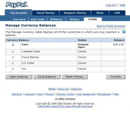 Paypal: Fremdwährungskonten sind nur sinnvoll, wenn Sie in fremden Währungen bezahlen. Halten Sie Ihr Geld besser in Euro!