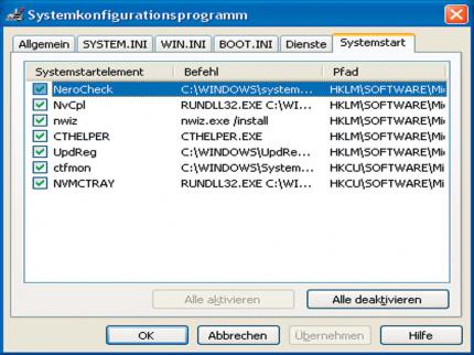 Schritt 5) Mit dem Tool Msconfig können Sie entscheiden, welche Programme beim Systemstart ausgeführt werden. 