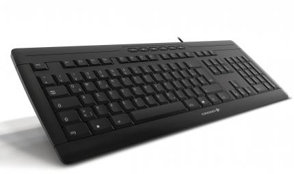Cherry Stream Corded Multimedia Keyboard: Flach und fesch