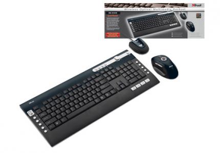 Funktastatur und Maus für Media-Center-PCs von Trust