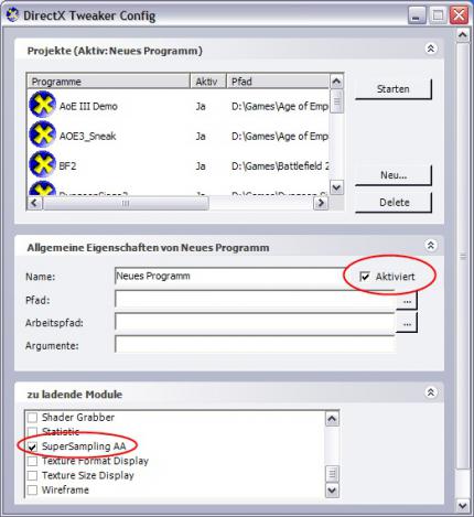 Praxis: Supersampling-AA auch mit Geforce 8 möglich (Update)