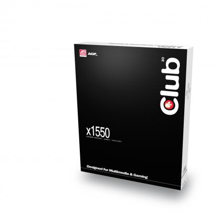 Neu: Club 3D Radeon X1550 AGP