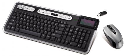 Solarbetriebene Funk-Tastatur von Genius