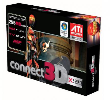 Connect3D X1050 für den AGP-Bus