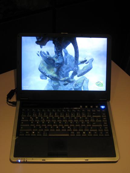 Nvidia zeigt die Geforce-8-Serie für Notebooks