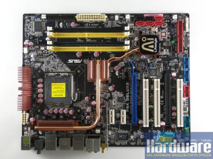 Asus P5K Deluxe Wifi (DDR2): Ein würdiger Nachfolger des P5B Deluxe? (Bild: PCGH)