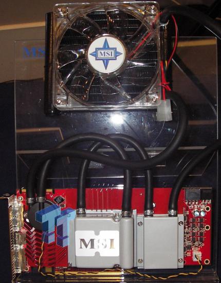 Wassergekühlte HD 2900 XT von MSI (Bild: Tweaktown)