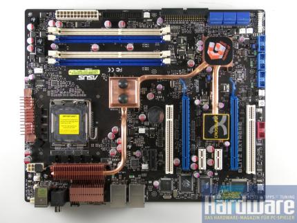 Sogar der Crosslinx-Chip wird von der Heatpipe gekühlt (Quelle: PCGH).