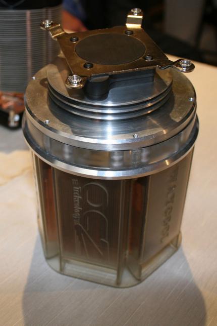 Der OCZ Hydrojet: neue Materialien sollen bessere Wärmeleitung ermöglichen. (Bild: Dailytech)