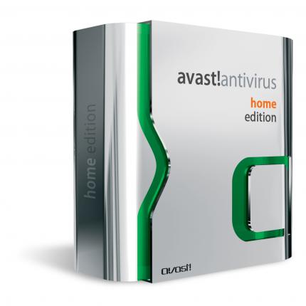 Avast Antivirus Home Edition: Bild der Verkaufspackung