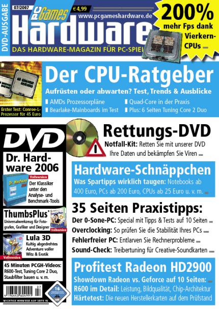 PCGH 07/2007 ab dem 06.06. im Handel