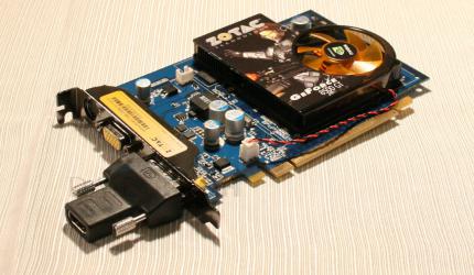 Zotac Geforce 8500GT mit HDMI-Adapter (Bild: Dailytech)
