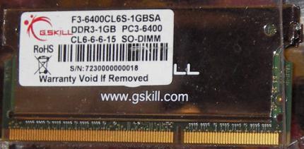 G.Skill DDR3-SO-DIMM