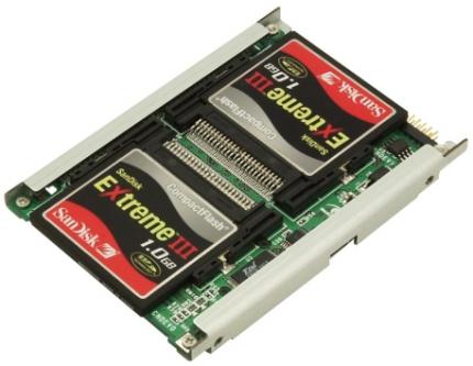 CF-to-SSD mittels eines einfachen Adapters. (Bild: Geekstuff4u.com)