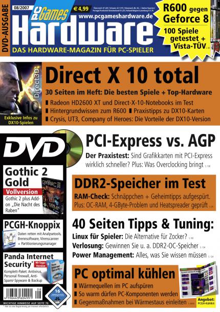Die PCGH 08/2007 im kompletten Überblick