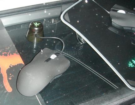 Razer auf der GC: Lachtesis unter Glas (Bild: PCGH)