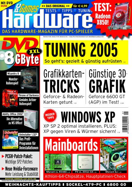 PCGH-Ausgabe 01/2005