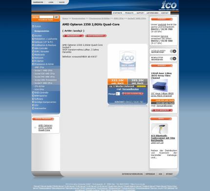 Erster Händler bietet den Opteron 2350 an