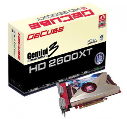 Gecube beginnt mit Auslieferung seiner Dual-Radeon-HD2600-XT-Grafikkarte