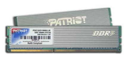DDR3-Speicher mit Rekordtakt von Patriot
