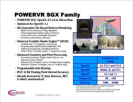 Wird der Power VR SGX der erste DX10.1-Chip?