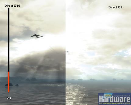 World in Conflict: Nur mit DX10 brechen 'God Rays' durch die Wolken