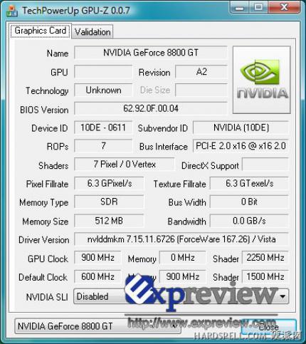 8800 GT: GPU-Z Screenshot aufgetaucht