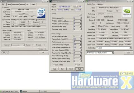 Benchmarks der Karte im Standardtakt von 650/1.625/972 MHz: