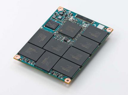 Unter die Haube geschaut: Toshiba SSD. (Bild: Toshiba)