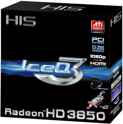 His: Auch die Radeon HD3850 schaffte es in die 'IceQ 3'-Serie