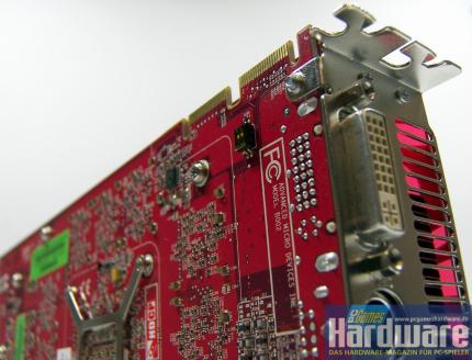 Sapphire HD2900 GT Crossfire-Anschlüsse (Bild: PCGH)