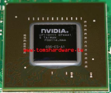 Die GPU der Geforce 9500 GT setzt auf Nvidias G96-300-Chip (Bild: Tomshardware.te)