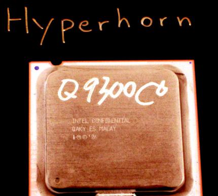 Core 2 Quad Q9300: Die ersten Bilder im PCGHX-Forum