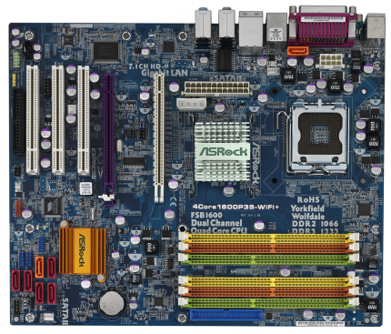 4core1600P35-Wifi: Erstes High-End-Mainboard von Asrock