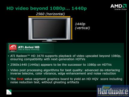 Radeon HD3450/HD3470: HD-Videobeschleunigung mit 'Ub0r'-HD (Bild: PCGH)