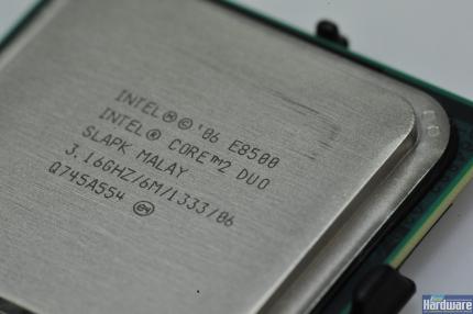 Intel Core 2 Duo E8500 (Wolfdale) (Bild: Intel)