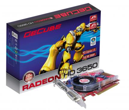 GeCube Radeon HD 3650: 512 MiByte GDDR3 (Bild: GeCube)