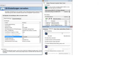 Windows Vista x64: Trotz HQ sind unter OGL die 'Optimierungen' aktiv. (Bild: PCGH)