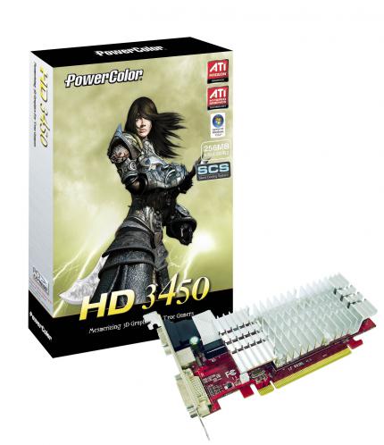 Powercolor Radeon HD3450: 256 MiByte DDR2 (Bild: Powercolor)
