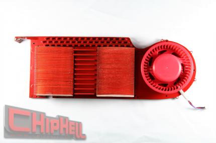 HD3870 X2 cooler: Detailaufnahmen des aufwendigen Kühlers