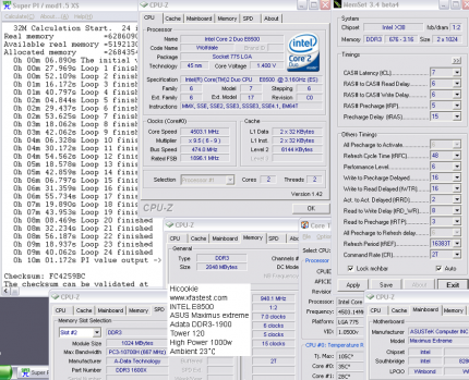 E8500@ 4,5 Gigahertz