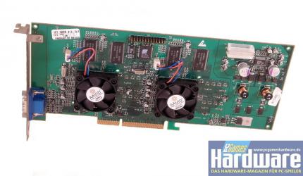 3dfx Voodoo5 5500 hier als AGP-Modell mit 2x32 MiB VRAM (Bild: C.Spille/PCGH)